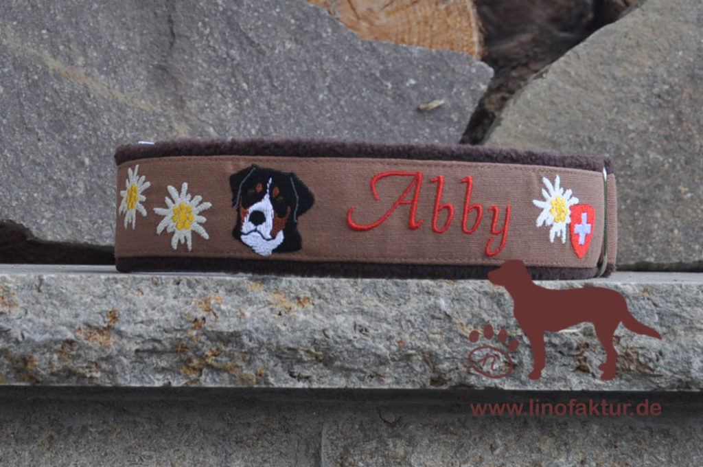 linofaktur Stickerei Großer Schweizer Sennenhund
