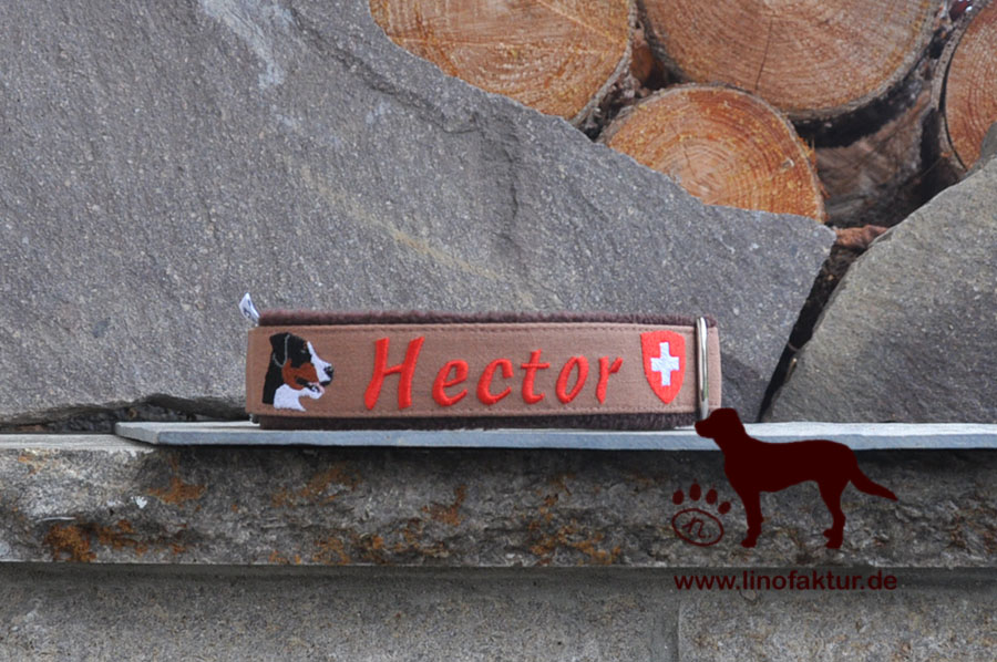 linofaktur Stickerei Großer Schweizer Sennenhund