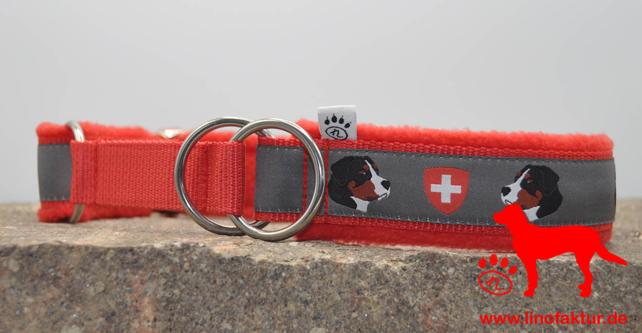 linofaktur: Webband Großer Schweizer Sennenhund